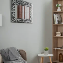 LED spiegellamp Triga IP44 zwart 40cm, 3.000K