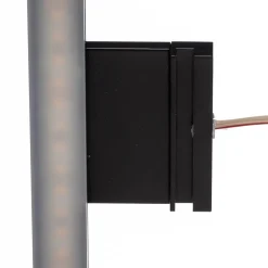 LED spiegellamp Triga IP44 zwart 40cm, 3.000K