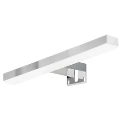 LED spiegellamp Veronica, breedte 30 cm, chroom