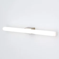 LED spiegellamp Visagist, houder nikkel mat