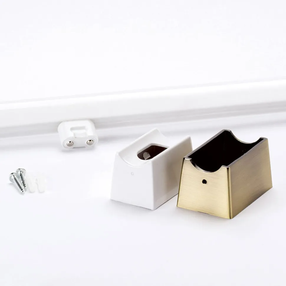 LED spiegellamp Visagist, houder oudmessing