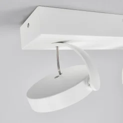 LED spot Clockwork in wit met twee lichtbronnen