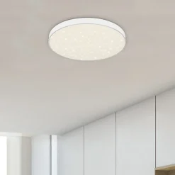 LED Star plafondlamp, Ø 28,7 cm, wit