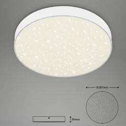 LED Star plafondlamp, Ø 28,7 cm, wit