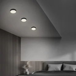 LED Star plafondlamp, Ø 15,7 cm, zwart