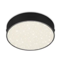 LED Star plafondlamp, Ø 15,7 cm, zwart