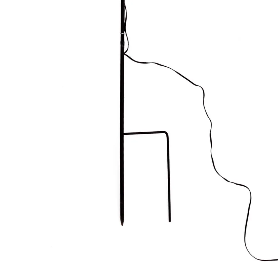 LED ster voor buiten, met aardspies, Ø 55 cm, wit