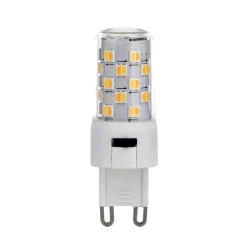 LED stiftlamp G9, 4 W, CCT, 370 lm, dimbaar, transparant