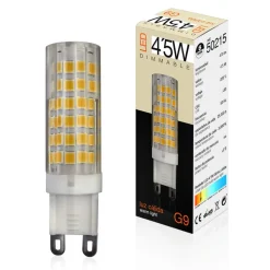 LED stiftlamp G9 4,5W 3.000K dimbaar