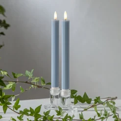 LED strip, blauw, 25 cm, wasbatterij set van 2