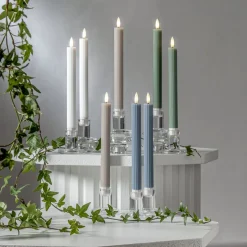 LED strip, groen, 25 cm, wasbatterij set van 2