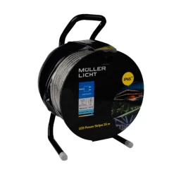 LED strip, lengte 25 meter, 6.500 K IP65 Schuko stekker