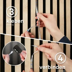 LED strip Pimp your panel, uitbreidingsset, CCT, lengte 2,6 m