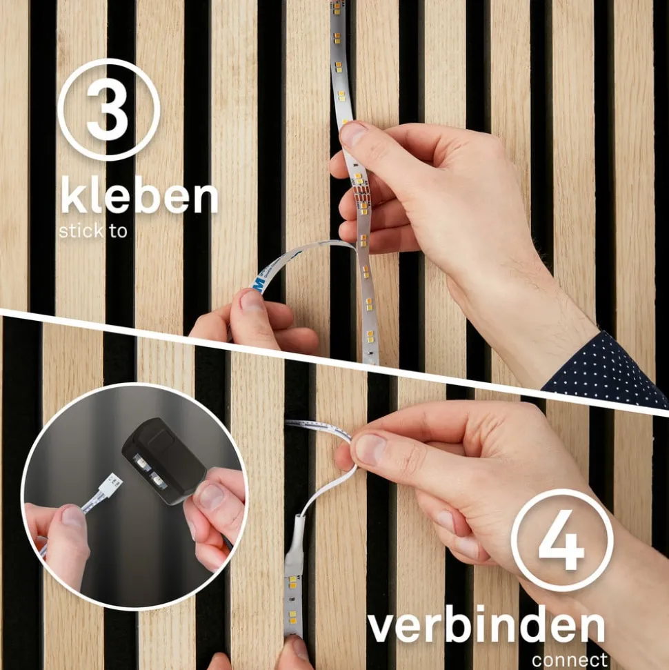 LED strip Pimp your panel, uitbreidingsset, lengte 2,6 m