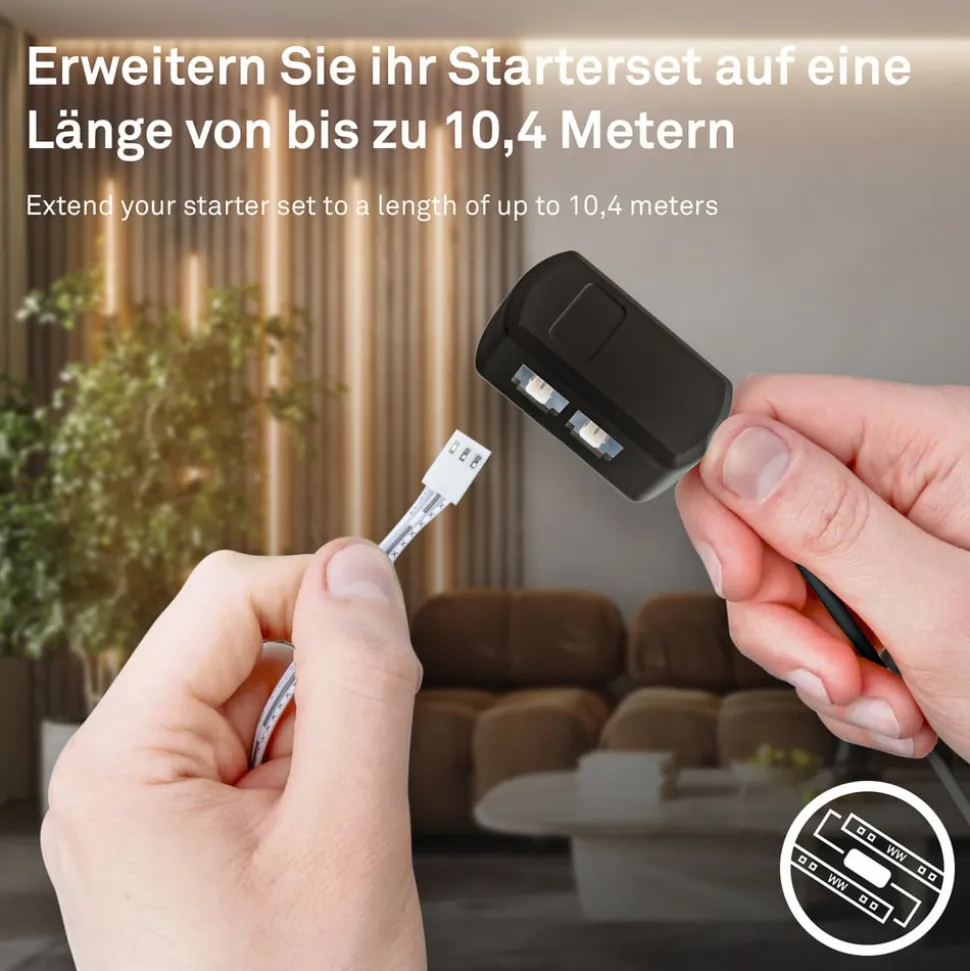 LED strip Pimp your panel, uitbreidingsset, lengte 2,6 m