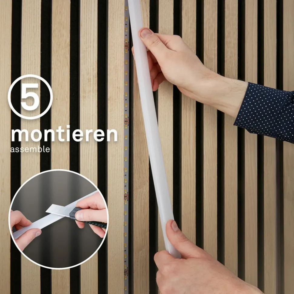 LED strip Pimp your panel, uitbreidingsset, lengte 2,6 m