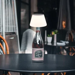 LED tafellamp 36000 fles top wit plastic