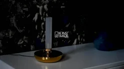 LED tafellamp Biarritz, IP54, accu, CCT, wit