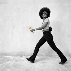 LED tafellamp Brilo unplugged Riffle, 20 cm, beige