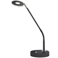 LED tafellamp Dent, dimbaar, CCT, 6W, zwart