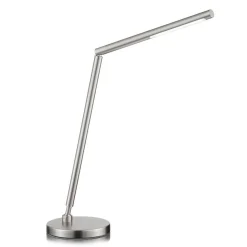 LED tafellamp Dina-T nikkel mat, gebarenbediening