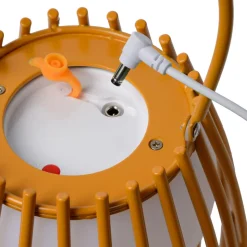 LED tafellamp Fjara, bruin