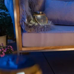 Led tafellamp Jar van glas