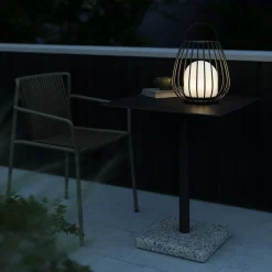 LED tafellamp Jim To-Go, voor buiten, zwart