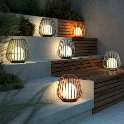 LED tafellamp Jim To-Go, voor buiten, grijs