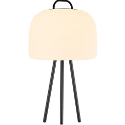 LED tafellamp Kettle Tripod metaal, kap 36cm