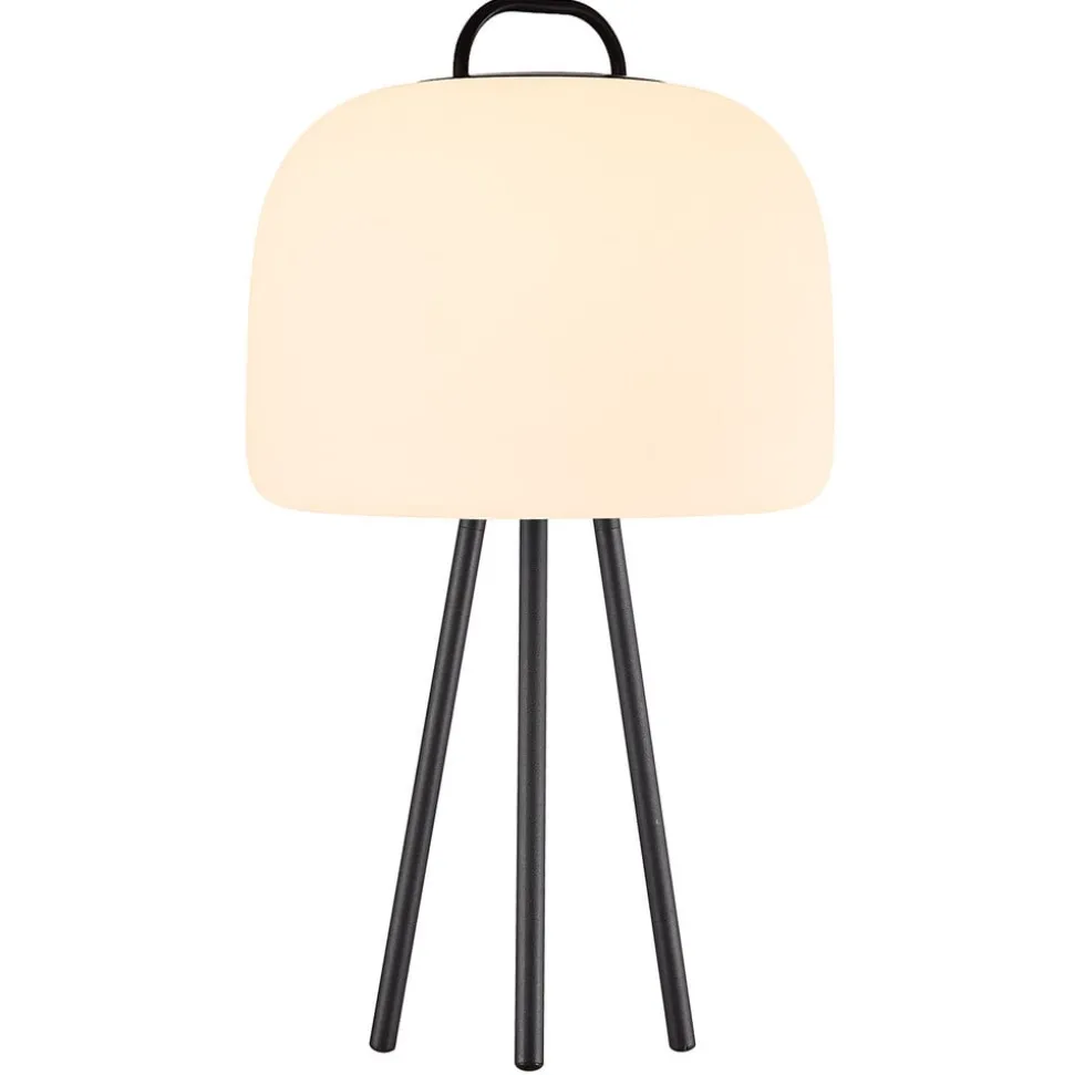 LED tafellamp Kettle Tripod metaal, kap 36cm