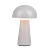 LED tafellamp Lennon IP44, accu, Touchdim, grijs