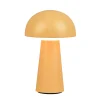 LED tafellamp Lennon IP44, accu, Touchdim, geel