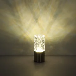 LED tafellamp Lunki, messingkleurig, hoogte 19 cm, CCT