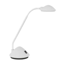 LED tafellamp MAULarc, wit, hoogte 38 cm, flexibel