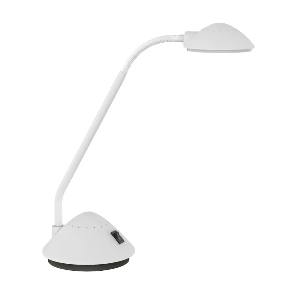 LED tafellamp MAULarc, wit, hoogte 38 cm, flexibel