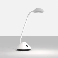 LED tafellamp MAULarc, wit, hoogte 38 cm, flexibel