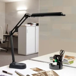 LED tafellamp MAULatlantic, zwart, hoogte 41 cm, voet