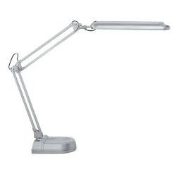 LED tafellamp MAULatlantic, zilver, hoogte 41 cm, voet