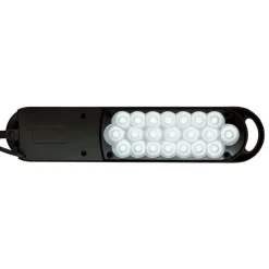 LED tafellamp MAULatlantic, zwart, hoogte 38 cm, klemvoet