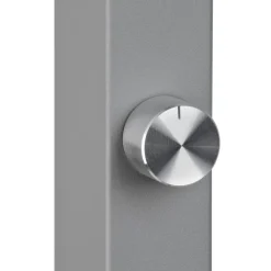 LED tafellamp MAULjaval, zilver, 120 cm, dimbaar, klemvoet