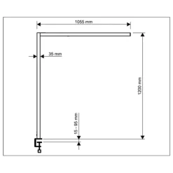 LED tafellamp MAULsirius, zwart, dimbaar, CCT klemvoet
