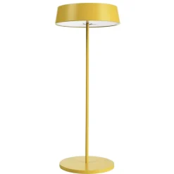 LED tafellamp Miram met accu, dimbaar, geel