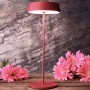 LED tafellamp Miram met accu, dimbaar, robijnrood