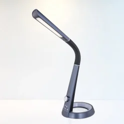 LED tafellamp Mitti met USB-aansluiting, zwart