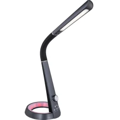 LED tafellamp Mitti met USB-aansluiting, zwart