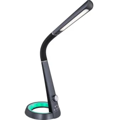 LED tafellamp Mitti met USB-aansluiting, zwart