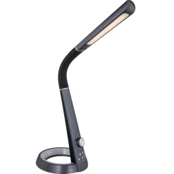 LED tafellamp Mitti met USB-aansluiting, zwart