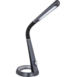 LED tafellamp Mitti met USB-aansluiting, zwart