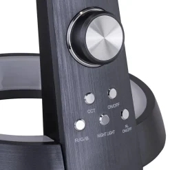 LED tafellamp Mitti met USB-aansluiting, zwart